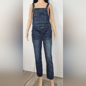 Milo Slim Ankle Denim Overalls by Free People.